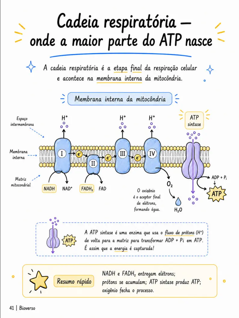 Ficha visual de estudo da área da saúde
