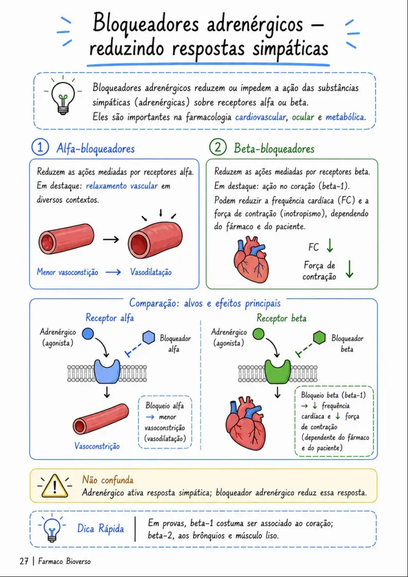 Material de revisão visual da área da saúde